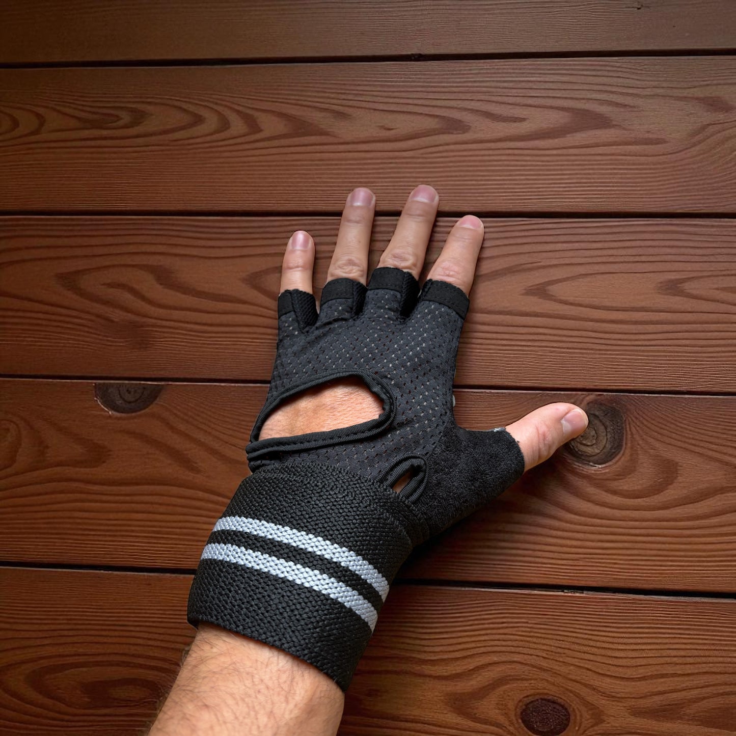 Combo Bolso magnético + guantes gym