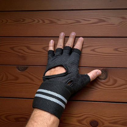 Combo Bolso magnético + guantes gym