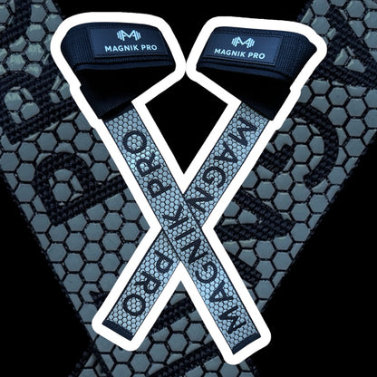 Bolso magnético + straps antideslizantes + guantes gym