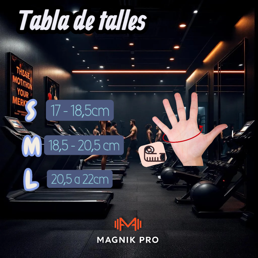 Combo Bolso magnético + guantes gym